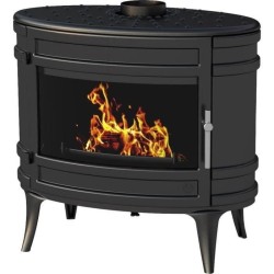 Poele a bois en fonte INVICTA Mandor - Puissance optimale: 12 kW - Max