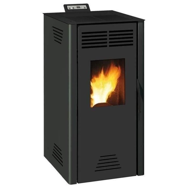 Poele a granulés INVICTA Adrano - 7,3 kW - Rendement 88,7% - Noir Poele a granulés INVICTA Adrano - 7,3 kW - Rendement 88,7% - Noir