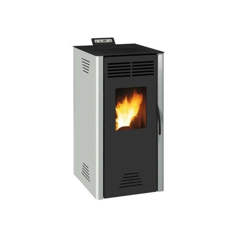 Poele a granulés INVICTA Adrano - 7,3 kW - Rendement 88,7% - Gris Poele a granulés INVICTA Adrano - 7,3 kW - Rendement 88,7% - Gris