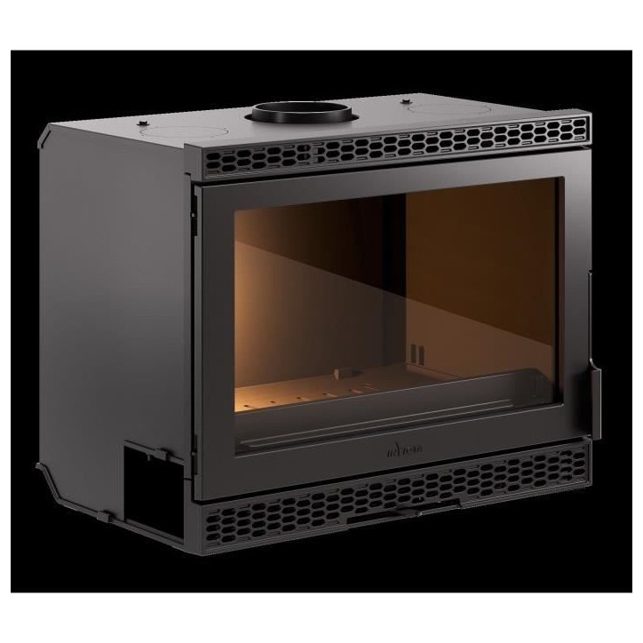 Insert a bûches - INVICTA - Sirocco convection naturemme - 8 KW - En fonte - Bûches 58 cm max