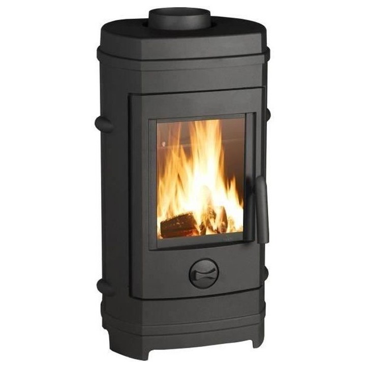 Poele a bois INVICTA Remilly - Puissance optimale: 7 kW - Max: 10,5 kW - Bûches 33 cm max - Fonte - Fabriqué en France - Ecode Poele a bois INVICTA Remilly - Puissance optimale: 7 kW - Max: 10,5 kW - Bûches 33 cm max - Fonte - Fabriqué en France - Ecode