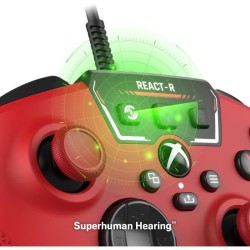 Manette de jeu filaire - TURTLE BEACH - REACT-R - Rouge - Xbox & Windo