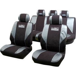 Lot de 5 housses avant arriere 2/3 1/3 et appuie tete - WRC - universe