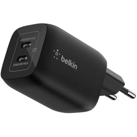 Chargeur secteur double port USB-C - BELKIN - 65 W - Nintendo Switch 2