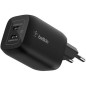 Chargeur secteur double port USB-C - BELKIN - 65 W - Nintendo Switch 2 - Noir