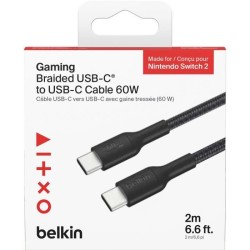 Câble USB-C vers USB-C Gaming - BELKIN - Nintendo Switch 2 - 60 W - N