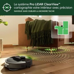 iRobot Roomba Plus 505 Noir - Base Multifonction - Lavage et séchage