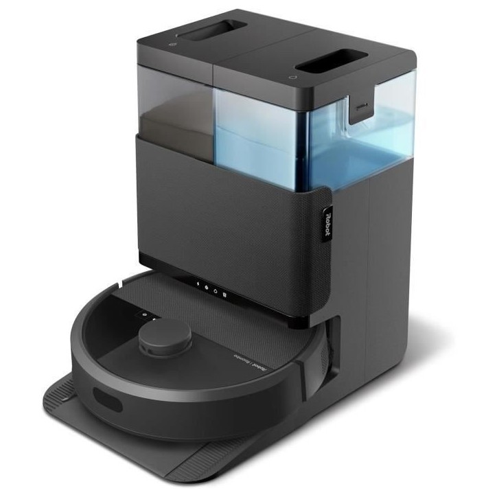 Aspirateur Robot Laveur - IROBOT Roomba Plus 405 Combo - Base Multifonction - Lavage et séchage des lingettes - LiDAR Clearview
