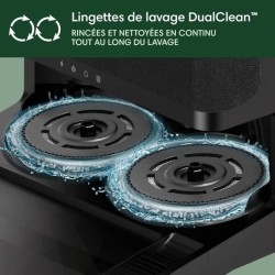Aspirateur Robot Laveur - IROBOT Roomba Plus 405 Combo - Base Multifon