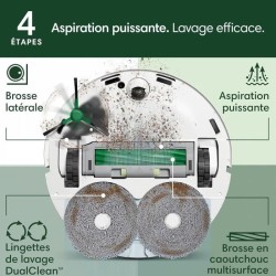 iRobot Roomba Plus 405 Combo Robot + AutoWash - Base Multifonction - L
