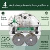 iRobot Roomba Plus 505 Combo + AutoWash - Base Multifonction - Lavage