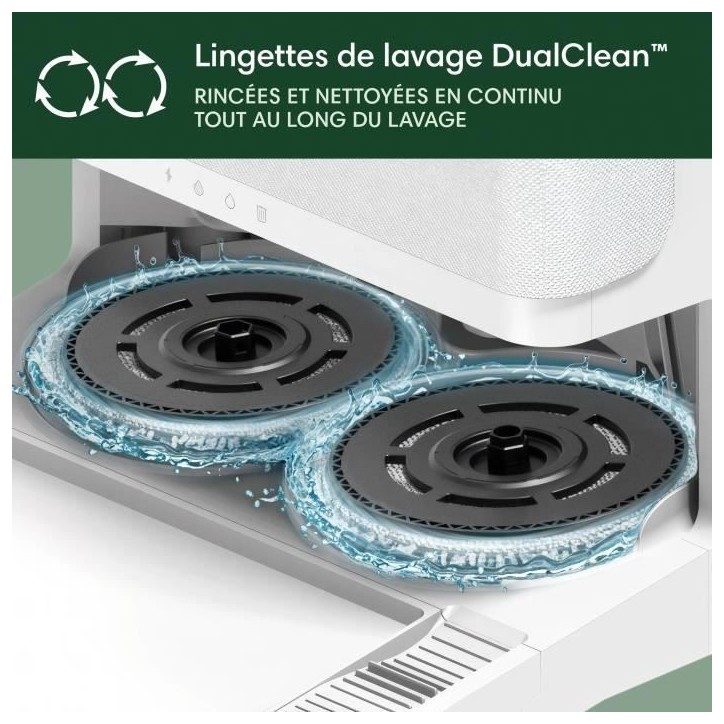 iRobot Roomba Plus 505 Combo + AutoWash - Base Multifonction - Lavage et séchage a l'air Chaud des lingettes - PrecisionVision iRobot Roomba Plus 505 Combo + AutoWash - Base Multifonction - Lavage et séchage a l'air Chaud des lingettes - PrecisionVision