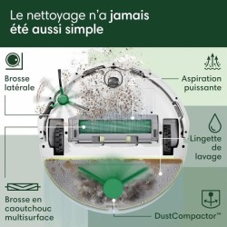 iRobot Roomba 205 DustCompactor Combo - Compacte automatiquement Les d