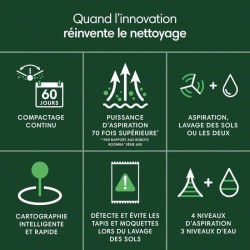 iRobot Roomba 205 DustCompactor Combo - Compacte automatiquement Les d