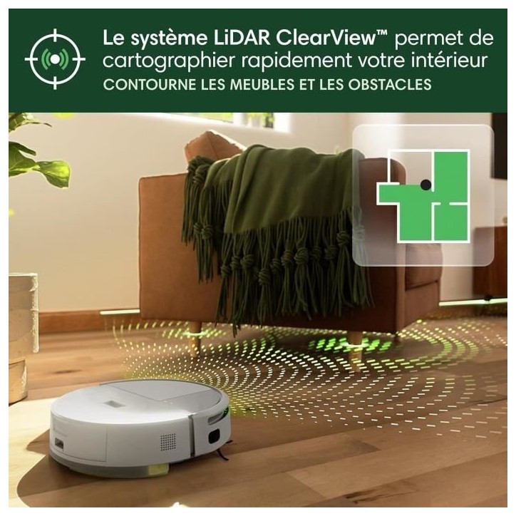 iRobot Roomba 205 DustCompactor Combo - Compacte automatiquement Les débris a l'intérieur du robot jusqu'a 60 J - Clearview Li iRobot Roomba 205 DustCompactor Combo - Compacte automatiquement Les débris a l'intérieur du robot jusqu'a 60 J - Clearview Li