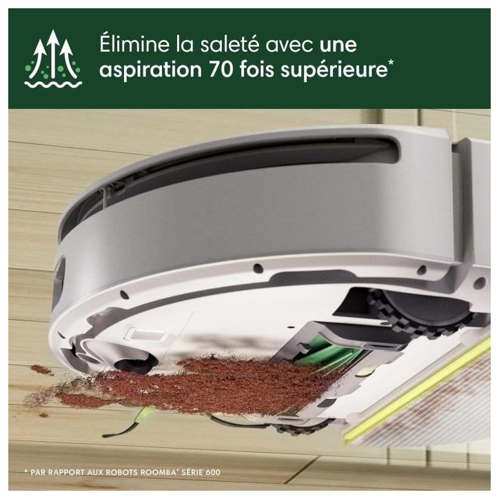 iRobot Roomba 205 DustCompactor Combo - Compacte automatiquement Les débris a l'intérieur du robot jusqu'a 60 J - Clearview Li iRobot Roomba 205 DustCompactor Combo - Compacte automatiquement Les débris a l'intérieur du robot jusqu'a 60 J - Clearview Li