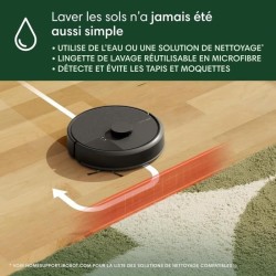 iRobot Roomba 105 Combo - Robot Aspirateur Laveur 2en1 - Puissance d'A