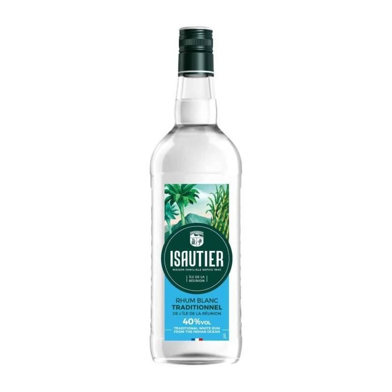 Rhum Blanc 40° 100cl Isautier Rhum Blanc 40° 100cl Isautier