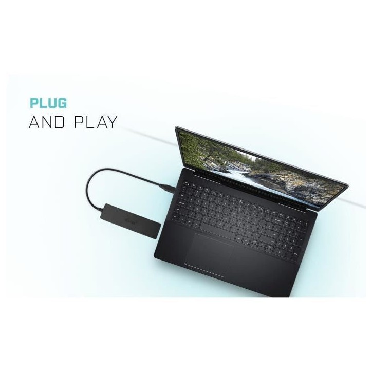 USB-C HUB I-TEC avec 4 Ports USB 3.0 avec Câble Intégré 20cm
