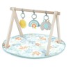 INGENUITY Tapis d'éveil bébé Sun Valley, arche de jeu en bois - 3 j
