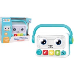 Baladeur robot musical & lumineux - J.A.D.E - 17 cm - Musique, Enregis