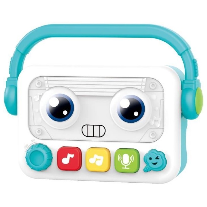 Baladeur robot musical & lumineux - J.A.D.E - 17 cm - Musique, Enregistrement & Déformation de Voix - Des 18 Mois Baladeur robot musical & lumineux - J.A.D.E - 17 cm - Musique, Enregistrement & Déformation de Voix - Des 18 Mois