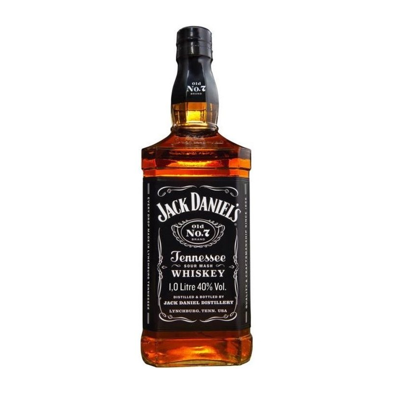 Jack Daniel's - Old N°7 - Tennessee Whiskey - USA - 40% Vol. 1L Jack Daniel's - Old N°7 - Tennessee Whiskey - USA - 40% Vol. 1L