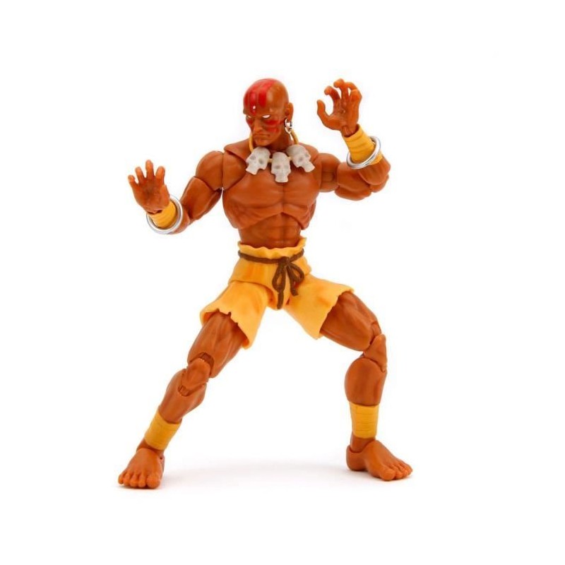 Figurine - JADA TOYS - Dhalsim - Articulée - 15 cm - Accessoires inte Figurine - JADA TOYS - Dhalsim - Articulée - 15 cm - Accessoires inte