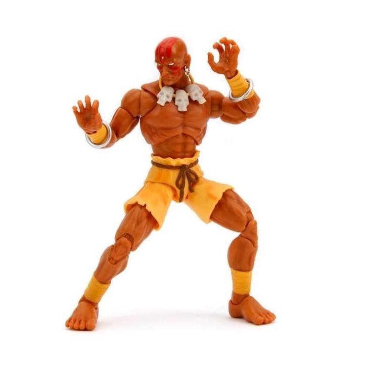 Figurine - JADA TOYS - Dhalsim - Articulée - 15 cm - Accessoires interchangeables Figurine - JADA TOYS - Dhalsim - Articulée - 15 cm - Accessoires interchangeables