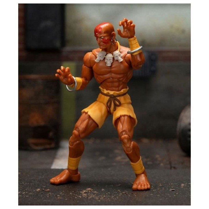 Figurine - JADA TOYS - Dhalsim - Articulée - 15 cm - Accessoires interchangeables Figurine - JADA TOYS - Dhalsim - Articulée - 15 cm - Accessoires interchangeables