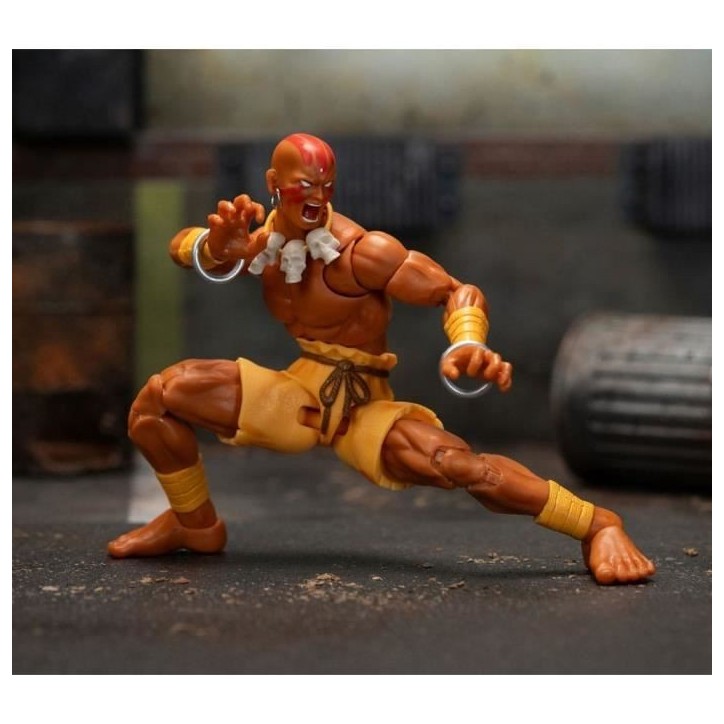 Figurine - JADA TOYS - Dhalsim - Articulée - 15 cm - Accessoires interchangeables Figurine - JADA TOYS - Dhalsim - Articulée - 15 cm - Accessoires interchangeables