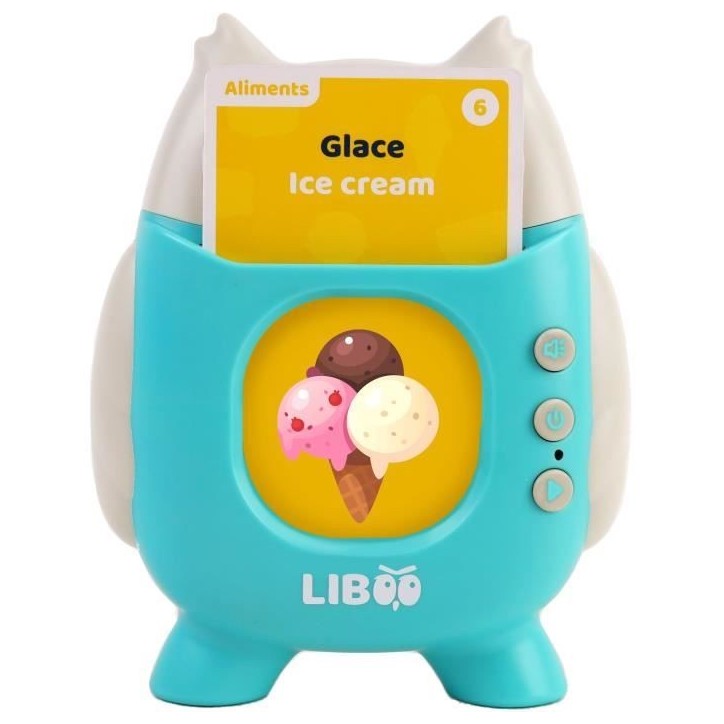 Liseuse Liboo - JADE - Français - Anglais - 240 Mots - Jeu Educatif - Piles Incluses - Vocabulaire - Apprentissage - Design Fra Liseuse Liboo - JADE - Français - Anglais - 240 Mots - Jeu Educatif - Piles Incluses - Vocabulaire - Apprentissage - Design Fra