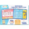 Calendrier Semainier Gratitude Pour Enfant - JADE - Montessori - Jeu E