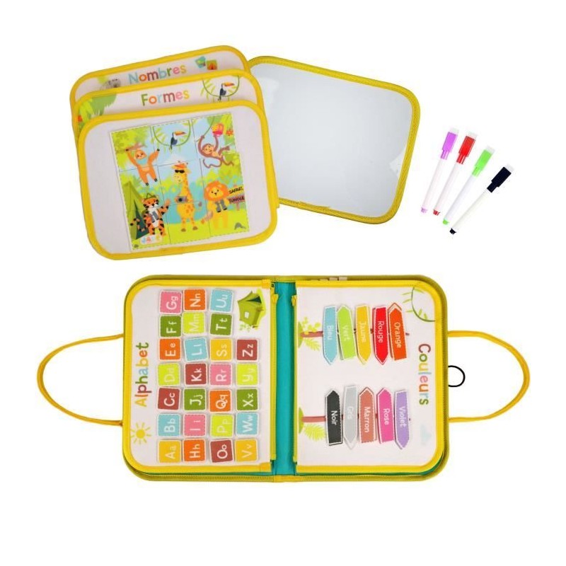Pochette d'Activitées - Montessori - JADE - Jeu Educatif - Voyage - S Pochette d'Activitées - Montessori - JADE - Jeu Educatif - Voyage - S
