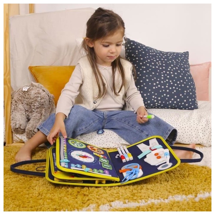 Pochette d'Activitées Espace - Montessori - JADE - Jeu Educatif - Voyage - Sensoriel - Jeu Pour Enfant - Design Français Pochette d'Activitées Espace - Montessori - JADE - Jeu Educatif - Voyage - Sensoriel - Jeu Pour Enfant - Design Français