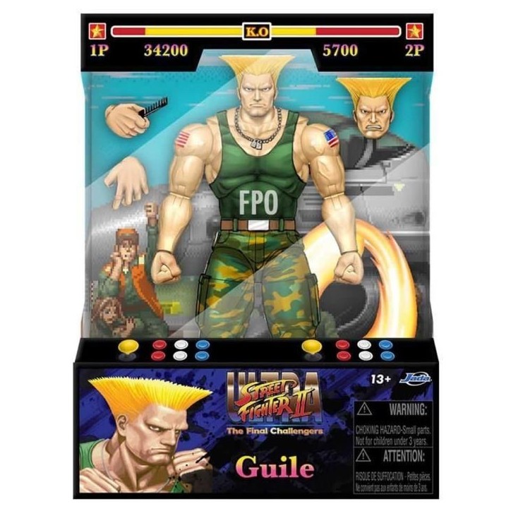 Jada - 4 Figurines en métal - Sciences Fiction Guile - 6,5cm - A partir de 8 ans Jada - 4 Figurines en métal - Sciences Fiction Guile - 6,5cm - A partir de 8 ans