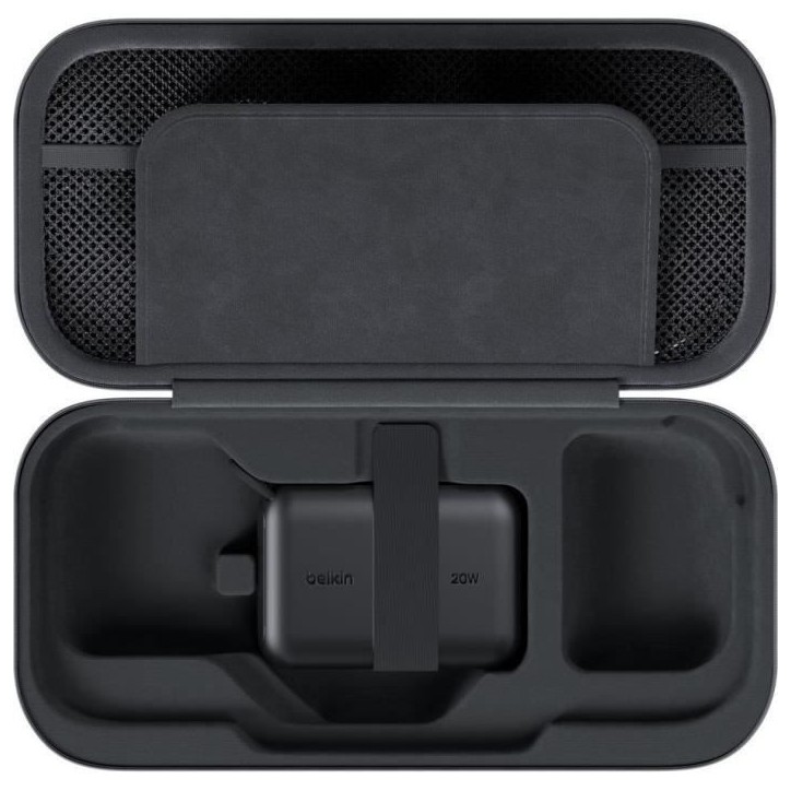Pochette de rangement avec batterie externe - BELKIN - Nintendo Switch 2 - Anthracite Pochette de rangement avec batterie externe - BELKIN - Nintendo Switch 2 - Anthracite