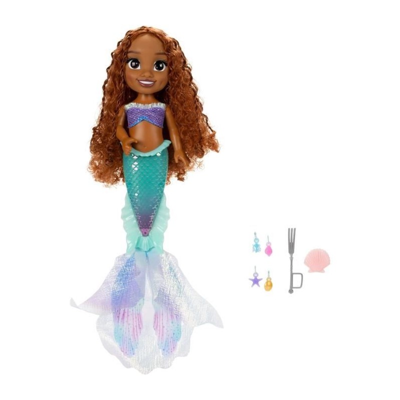 LA PETITE SIRENE LIVE ACTION - Poupée électronique ARIEL - 38 cm - J LA PETITE SIRENE LIVE ACTION - Poupée électronique ARIEL - 38 cm - J