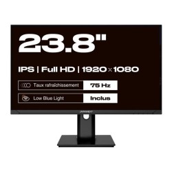 Ecran PC - JAPANNEXT - 23,8 - FHD - 60Hz - Dalle IPS - 14ms - Ajustabl