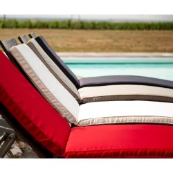 JARDIN PRIVE Coussin bain de soleil MONTE CARLO - 185 x 55 x 6 cm - Gr