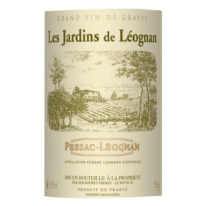 Les Jardins de Léognan 2021 Péssac Léognan - Vin rouge de Bordeaux