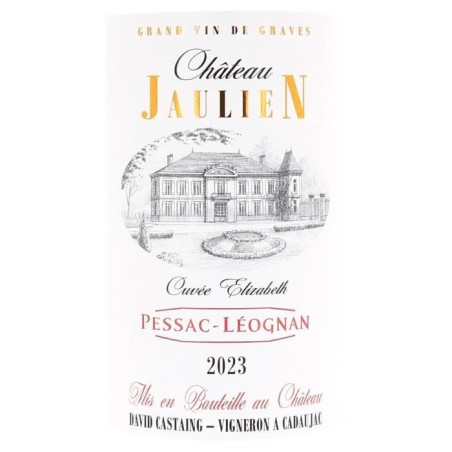 Château Jaulien Cuvée Elizabeth 2023 Pessac Léognan - Vin rouge de Bordeaux