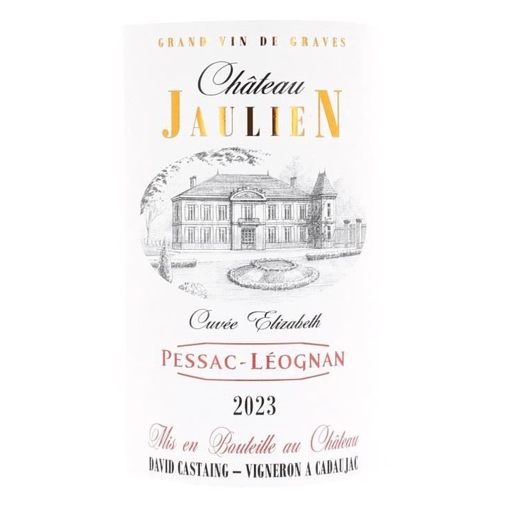 Château Jaulien Cuvée Elizabeth 2023 Pessac Léognan - Vin rouge de Bordeaux
