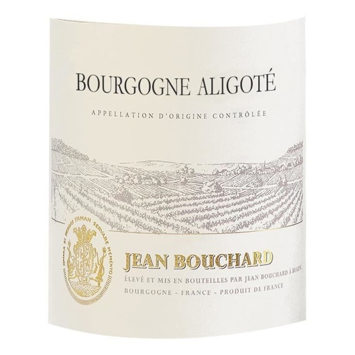 Jean Bouchard 2020 Bourgogne Aligoté - Vin blanc de Bourgogne - 37,5 cl