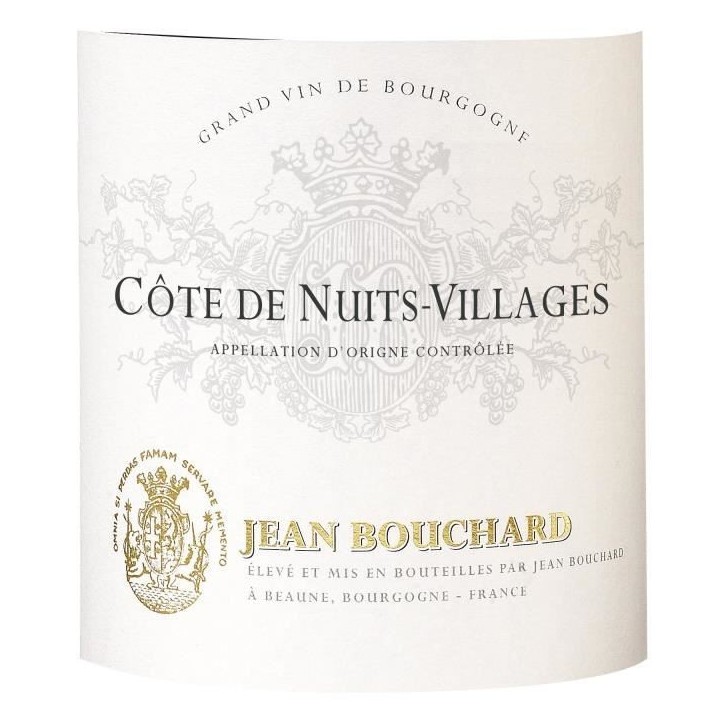 Jean Bouchard 2017 Côte de Nuits-Villages - Vin rouge de Bourgogne