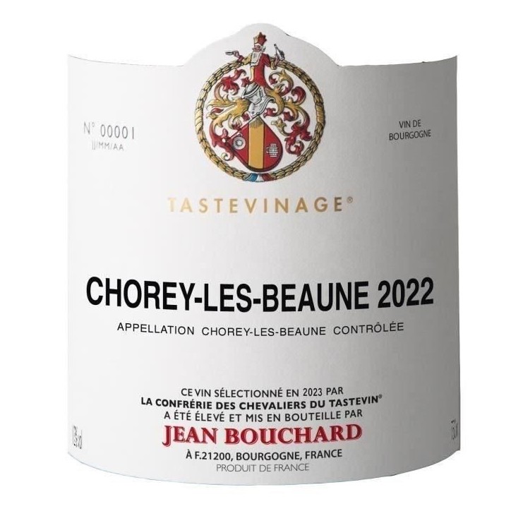 Jean Bouchard Chorey-Les-Beaune - Vin rouge de Bourgogne 2022