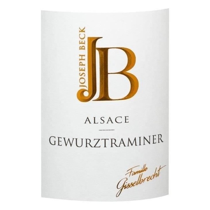 Joseph Beck 2023 Gewurztraminer - Vin blanc d'Alsace