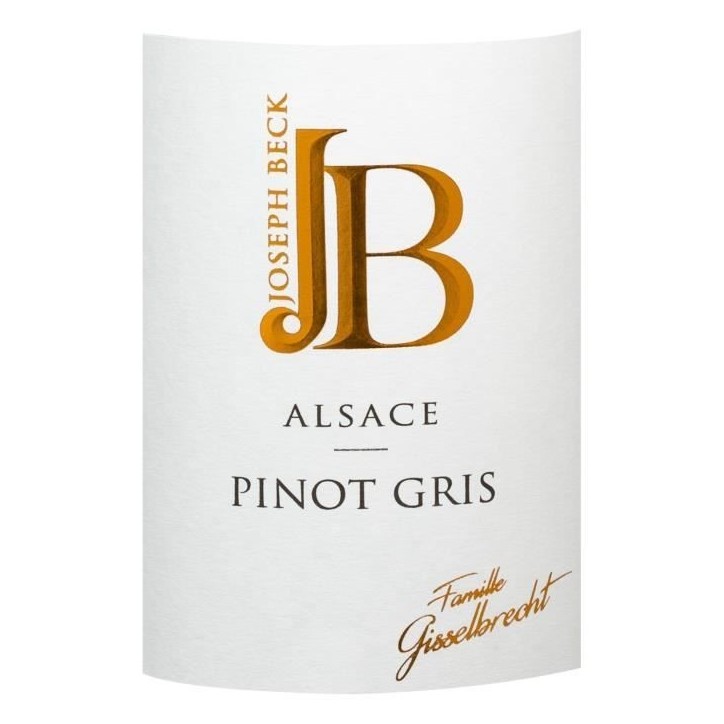 Joseph Beck 2023 Alsace Pinot Gris - Vin blanc d'Alsace