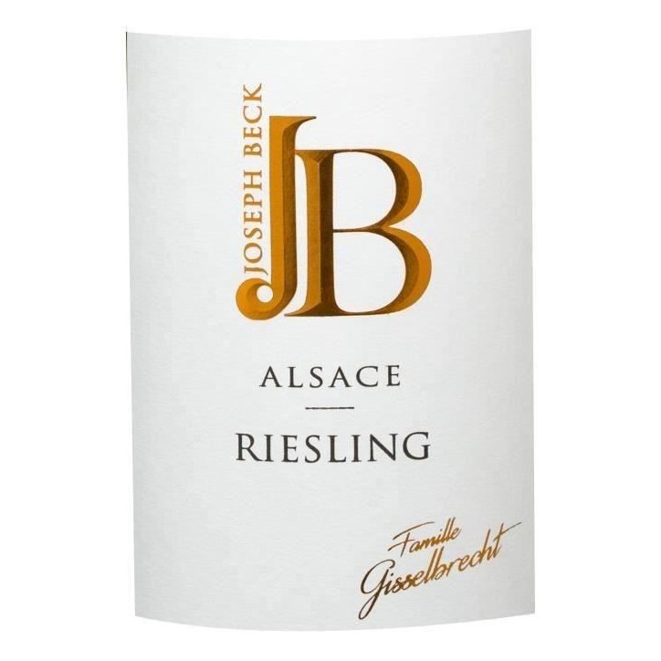 Joseph Beck 2023 Alsace Riesling - Vin blanc d'Alsace
