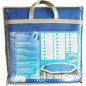 Bâche a bulles pour piscine bois - UBBINK - Rectangulaire 350x650 - Bleue - 400 microns Bâche a bulles pour piscine bois - UBBINK - Rectangulaire 350x650 - Bleue - 400 microns